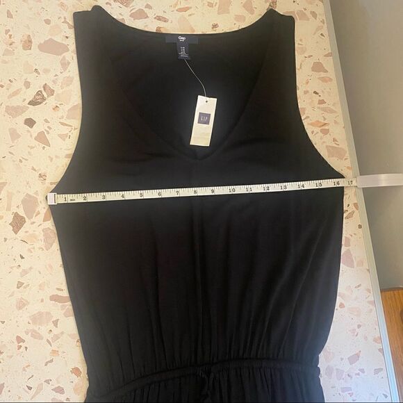 Gap Sleeveless Tie black Cotton Dress new - Picture 9 of 12